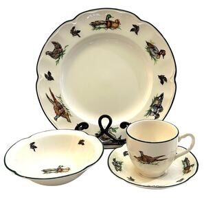 Johnson Brothers-England Vintage Brookshire Earthenware-4 Piece Place Setting